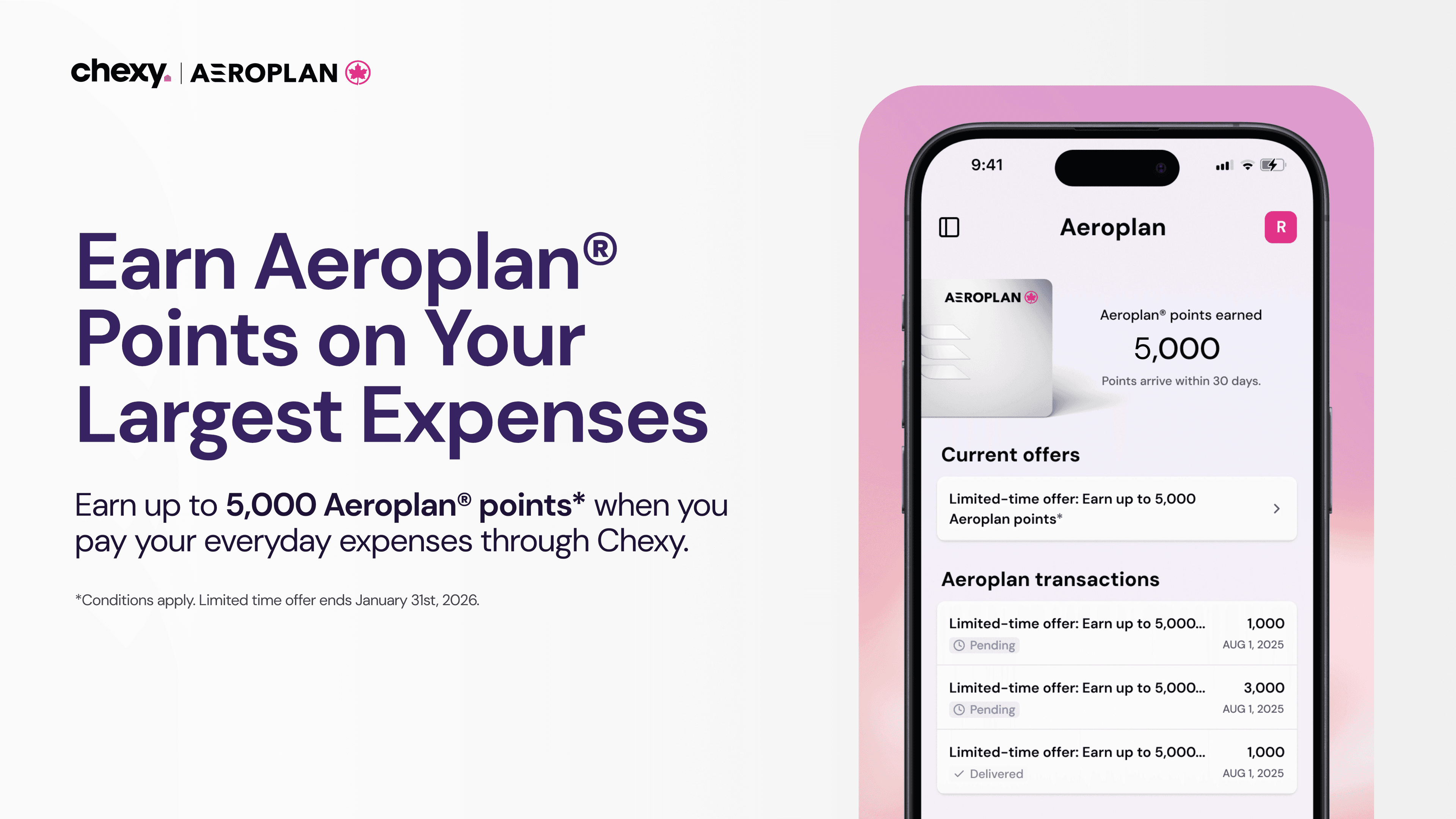 Aeroplan promotion