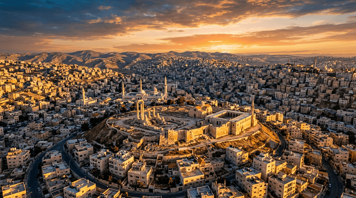 Flight deal: Marseille to AMM for EUR54 (save 86%)