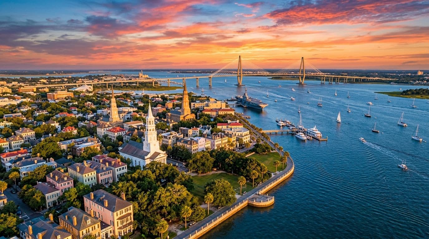 Flight deal: Newark to Charleston for EUR64 (save 61%)