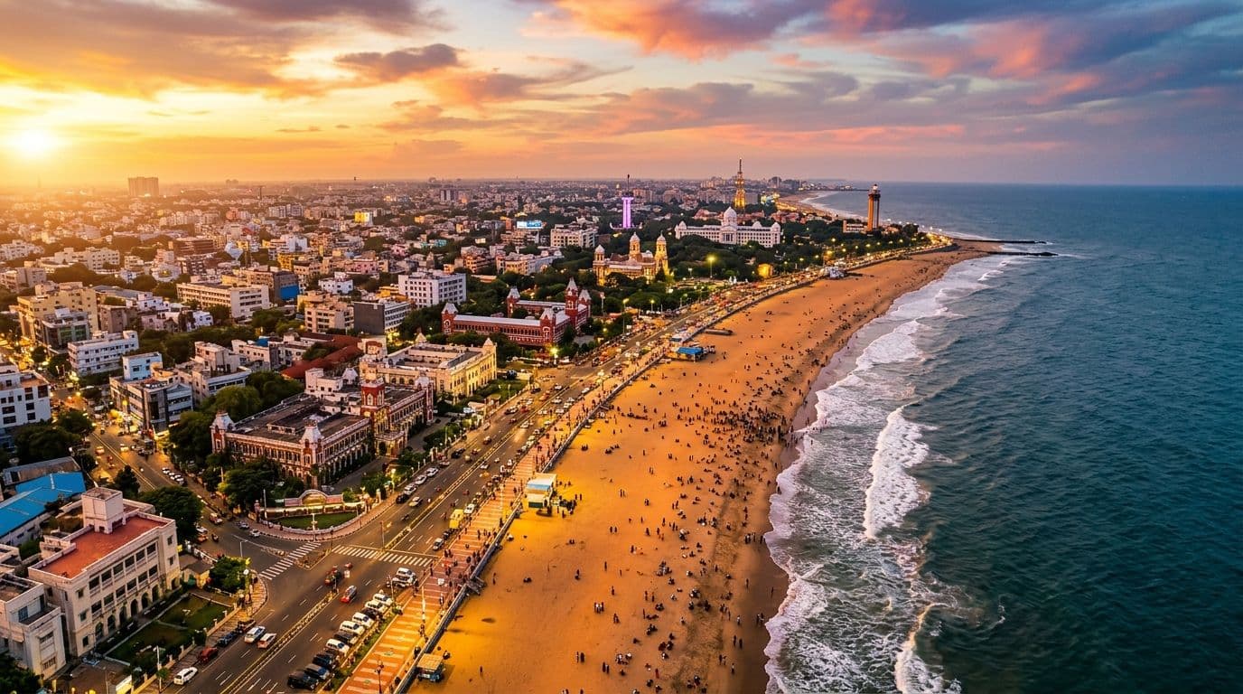 Flight deal: Asheville to Chennai for EUR466 (save 56%)