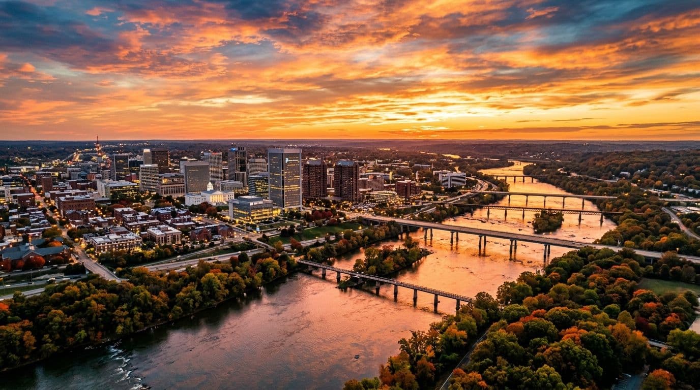 Flight deal: London to Richmond for EUR64 (save 55%)