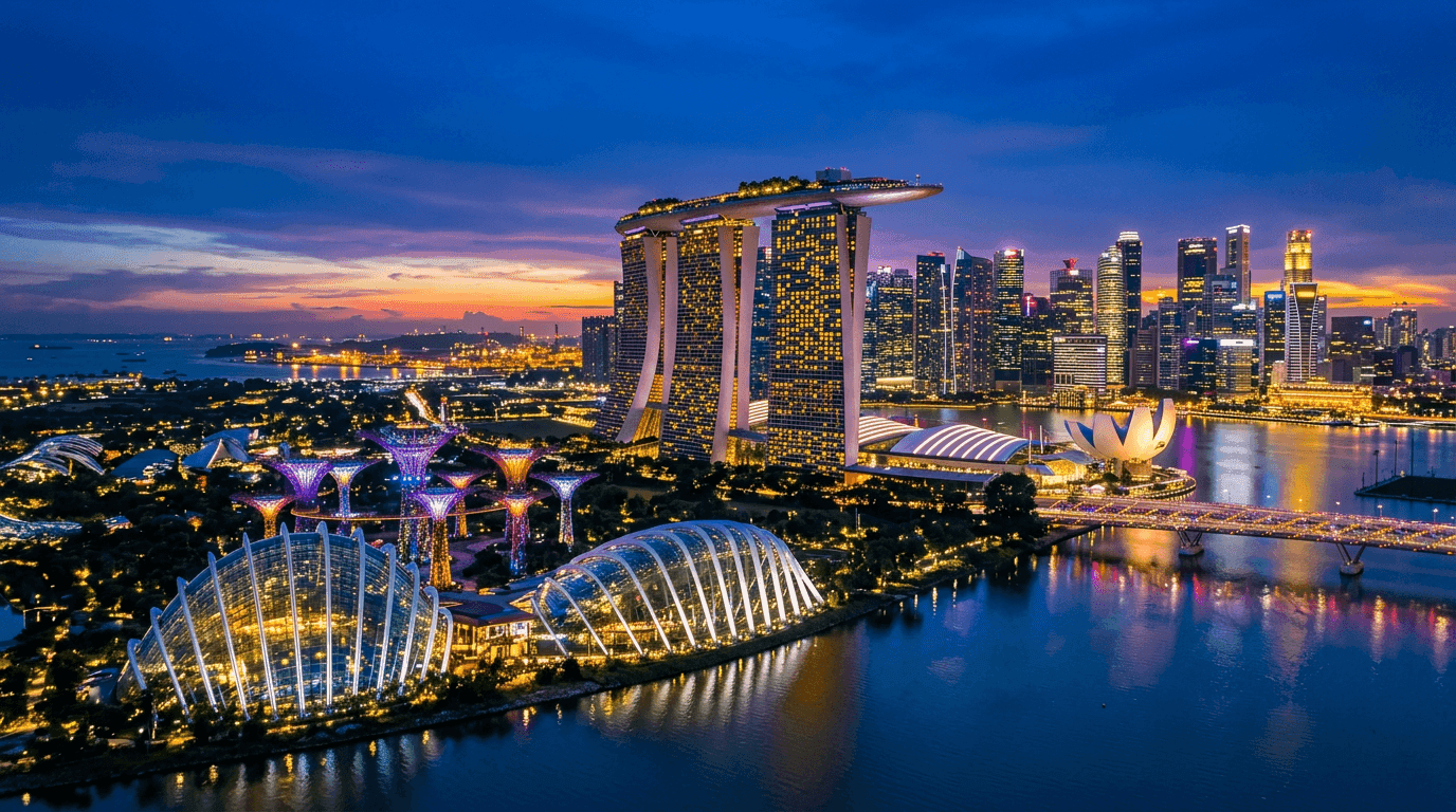 Flight deal: Bangor to Singapore for EUR472 (save 50%)