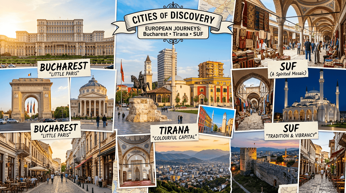 Multi-city trip: Bucharest, SUF, Tirana