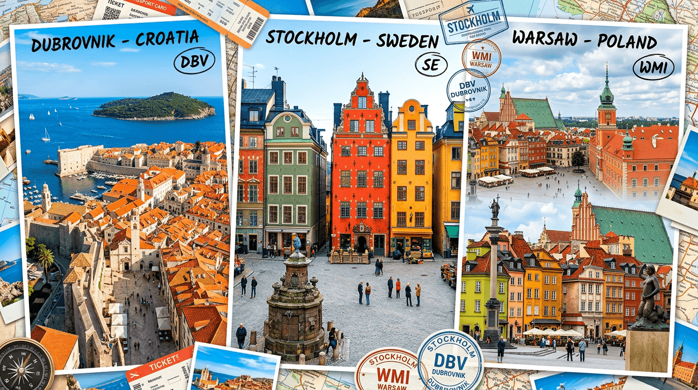 Multi-city trip: DBV, Stockholm, WMI