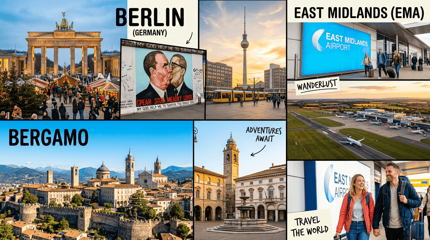 Multi-city trip: EMA, Berlin, Bergamo