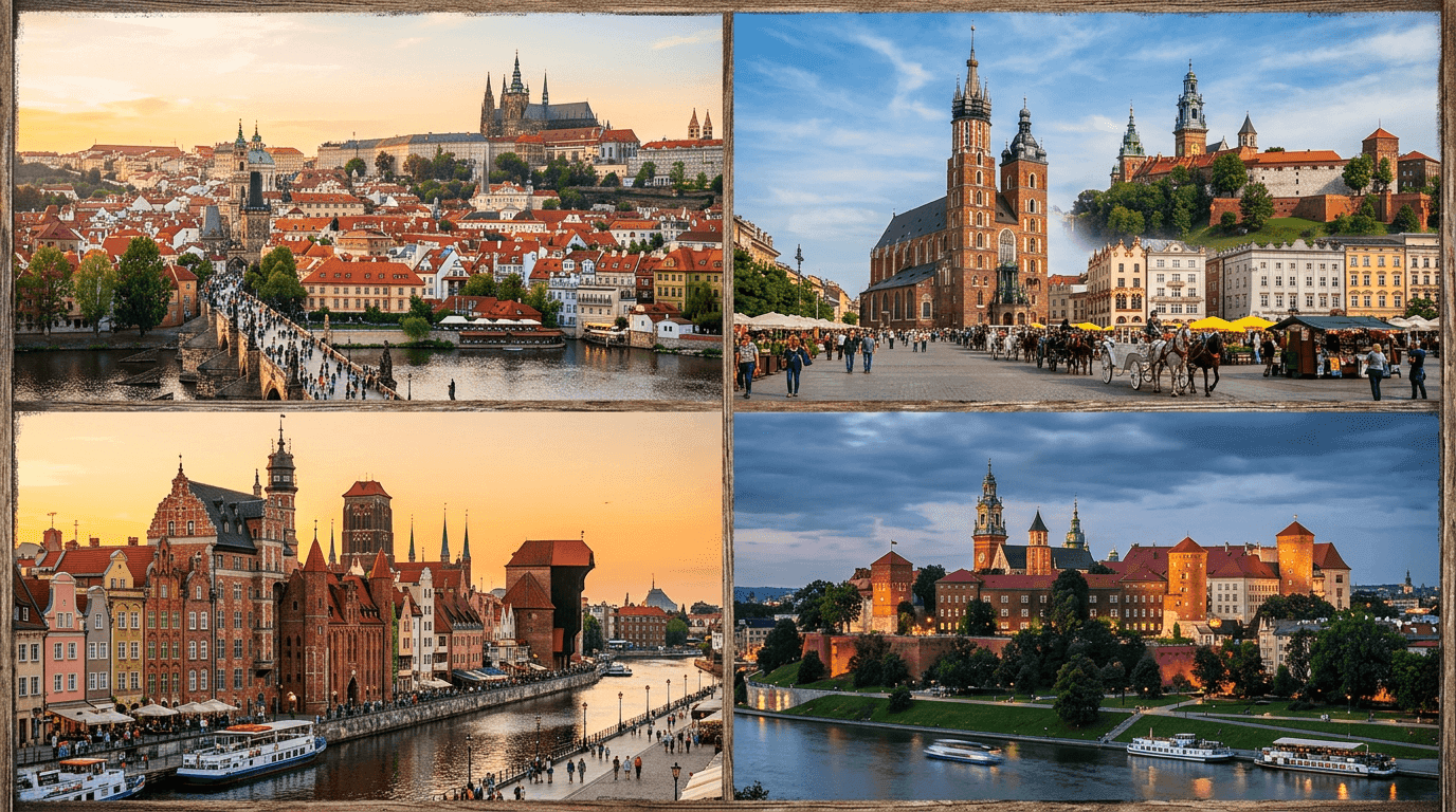 Multi-city trip: Kraków, Prague, Gdańsk