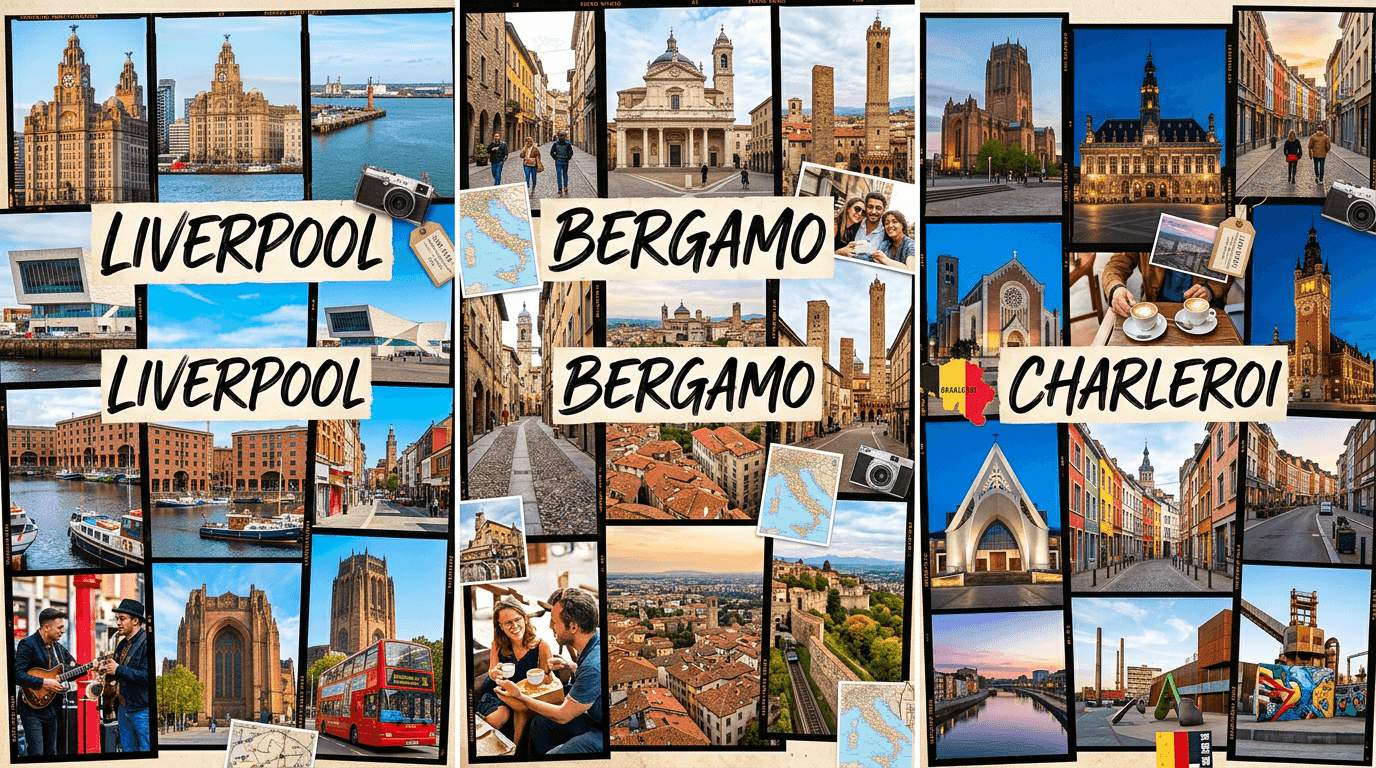 Multi-city trip: Liverpool, Bergamo, Charleroi
