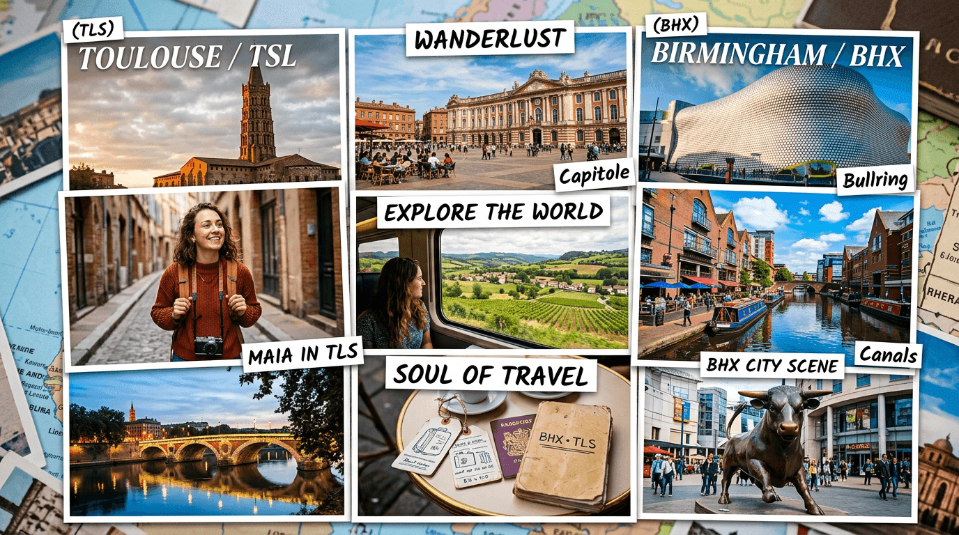 Multi-city trip: Maia, TLS, BHX