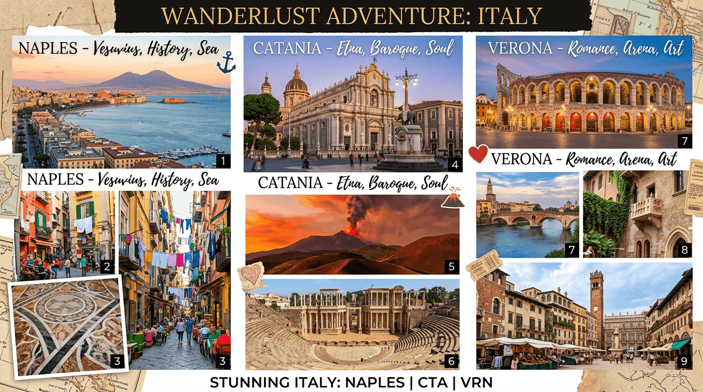 Multi-city trip: Naples, CTA, VRN