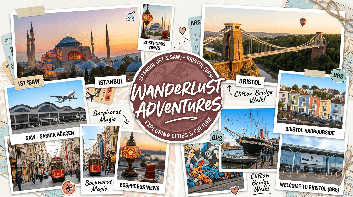 Multi-city trip: SAW, Bristol, IST