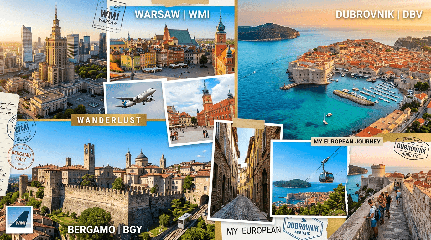 Multi-city trip: WMI, Bergamo, DBV