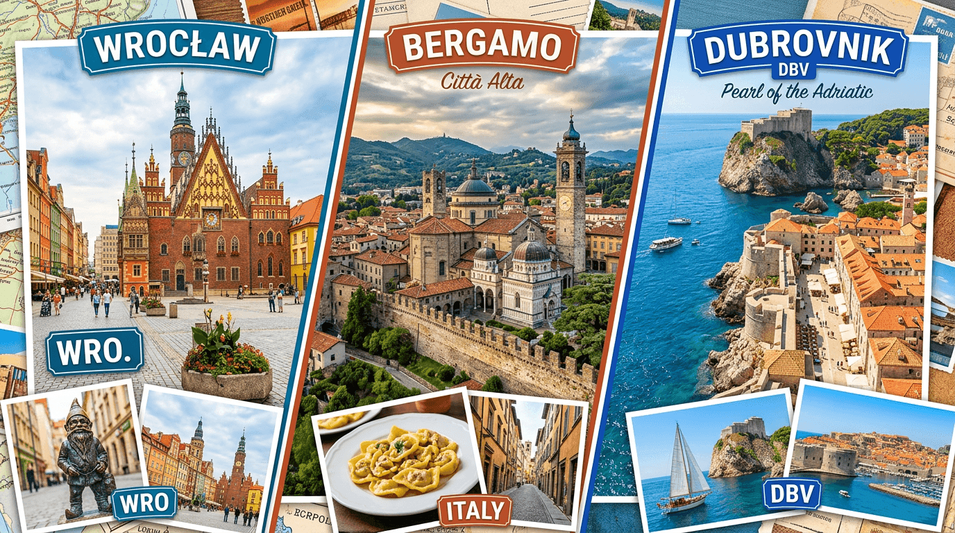 Multi-city trip: WRO, Bergamo, DBV